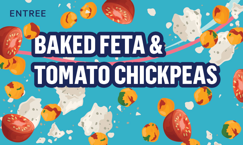 Baked Feta & Tomato Chickpeas 