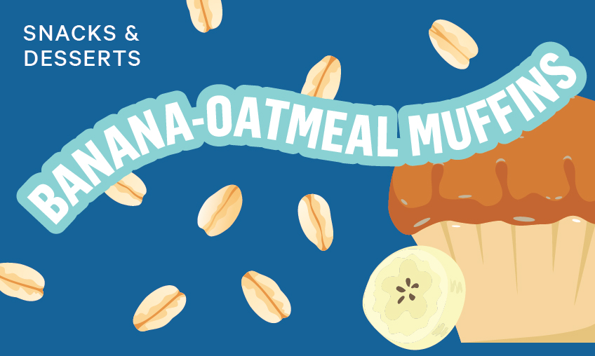 Banana-Oatmeal Muffins 