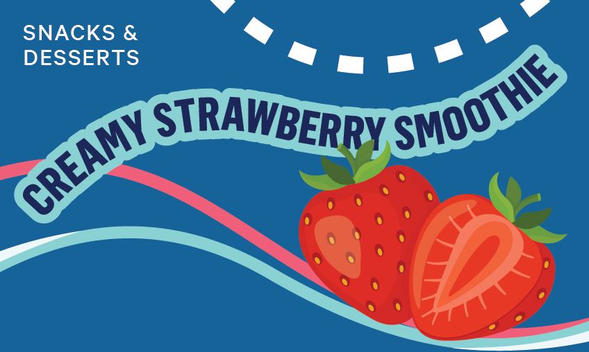 Creamy Strawberry Smoothie 
