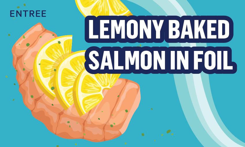 Lemony Baked Salmon in Foil